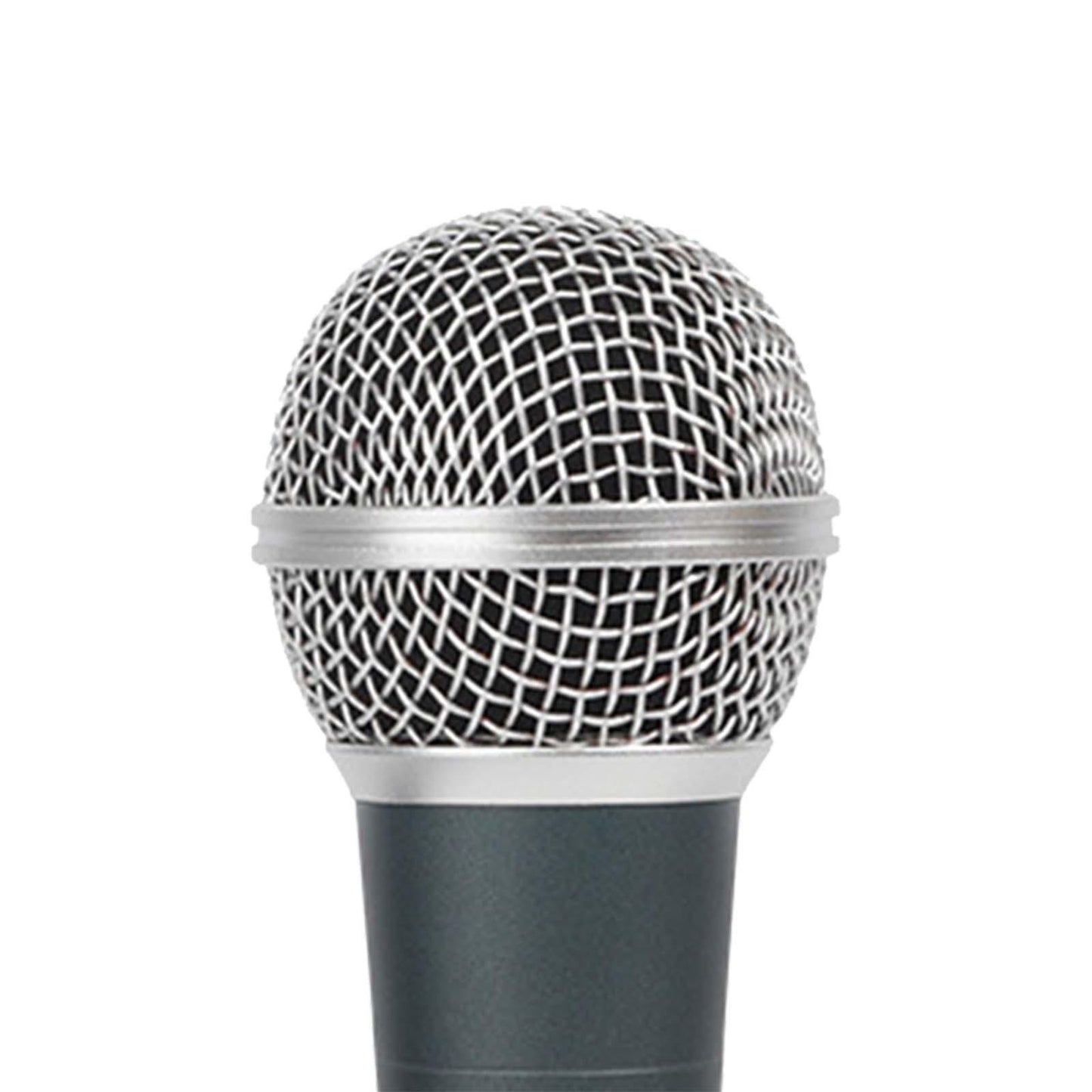 Wired Microphone Clear Sound Portable Handheld Mic for Party Wedding Singing Dark Cyan Mic Set B