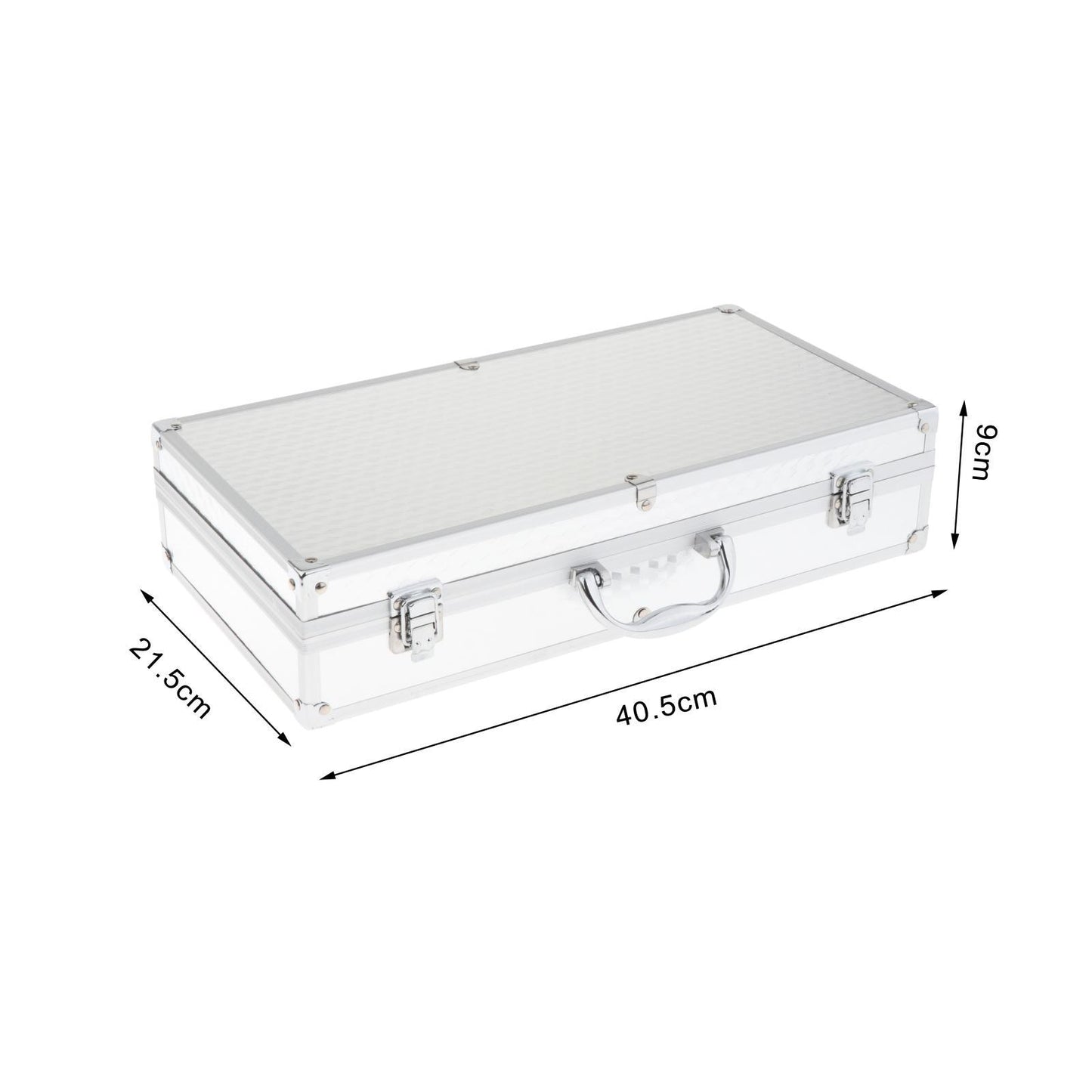 Microphone Case Mic Case Hard for Live Broadcast Control Room Singing Argent lengthen