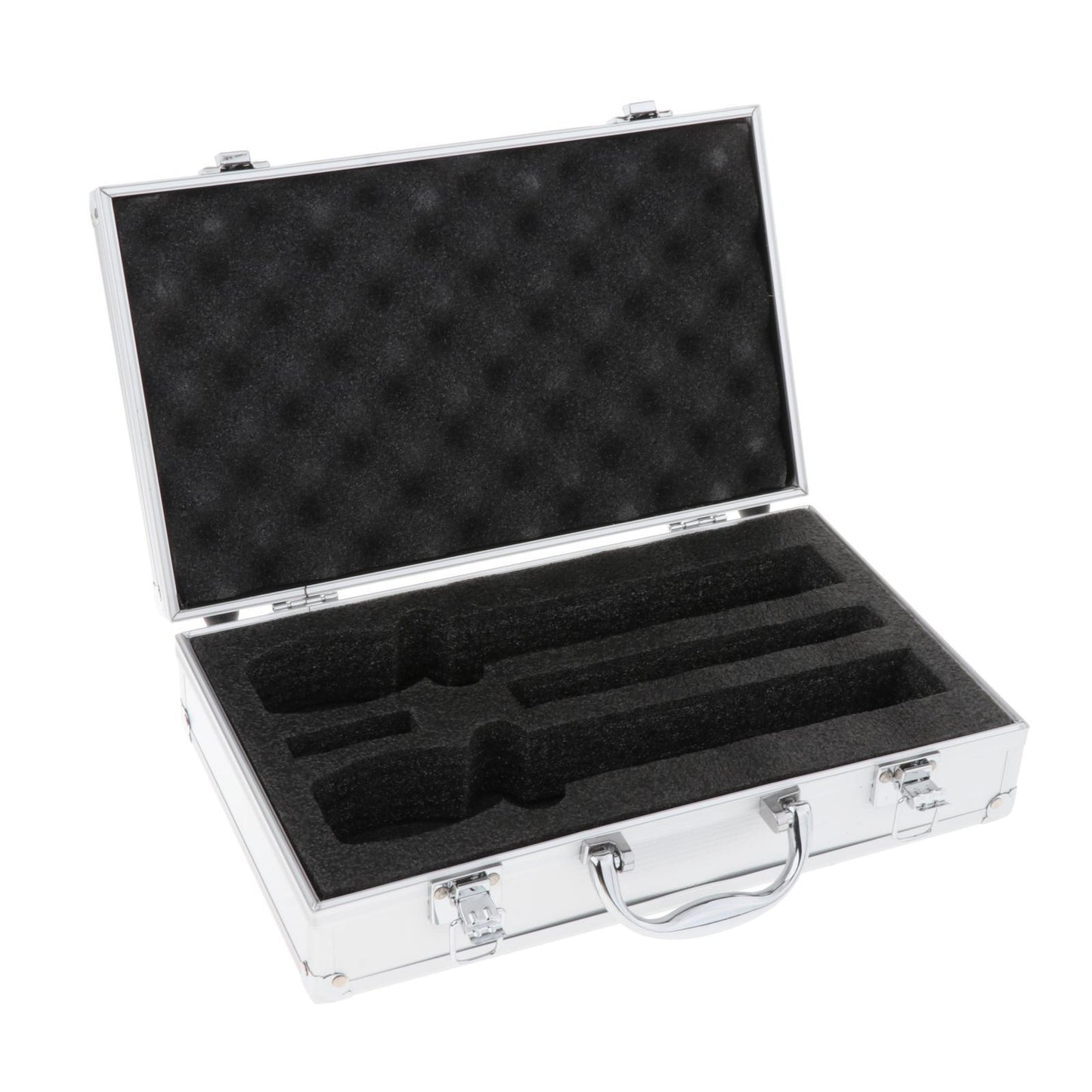 Microphone Case Mic Case Hard for Live Broadcast Control Room Singing Argent