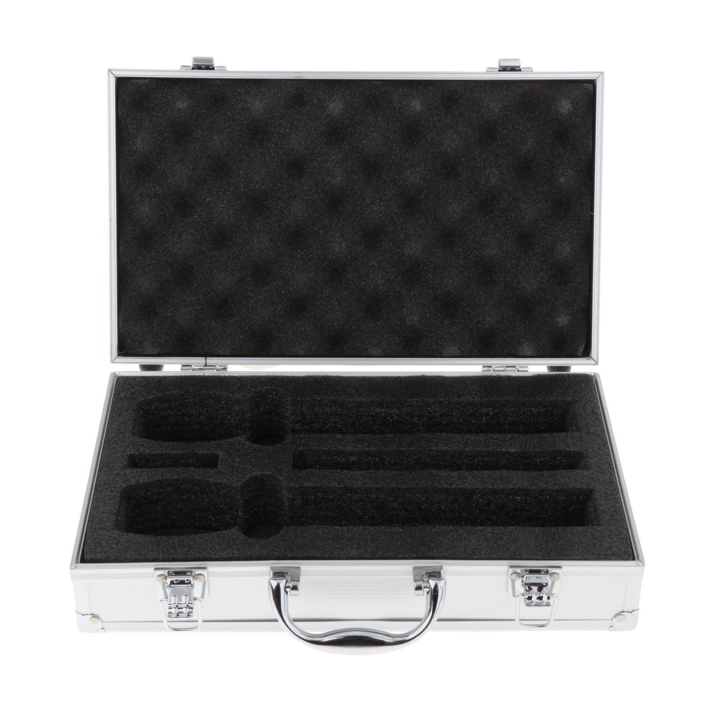 Microphone Case Mic Case Hard for Live Broadcast Control Room Singing Argent