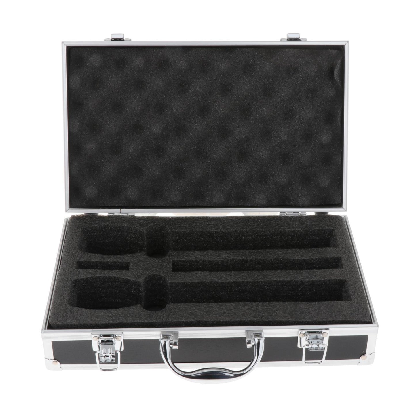 Microphone Case Mic Case Hard for Live Broadcast Control Room Singing Black
