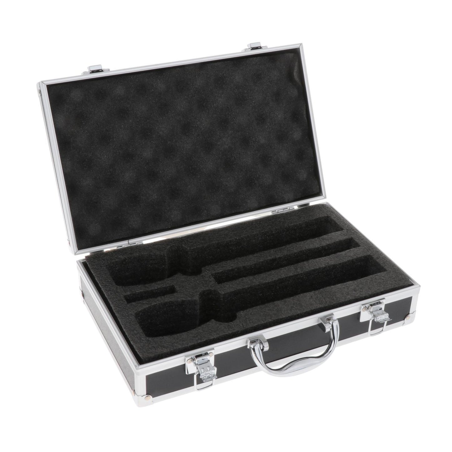 Microphone Case Mic Case Hard for Live Broadcast Control Room Singing Black