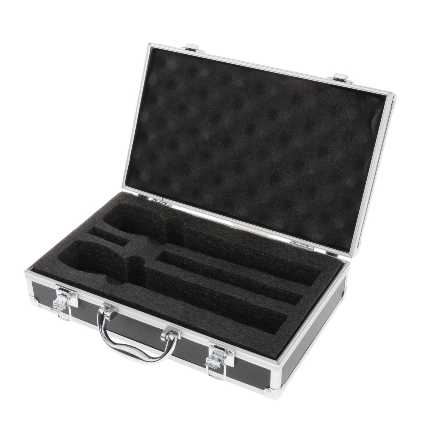 Microphone Case Mic Case Hard for Live Broadcast Control Room Singing Black