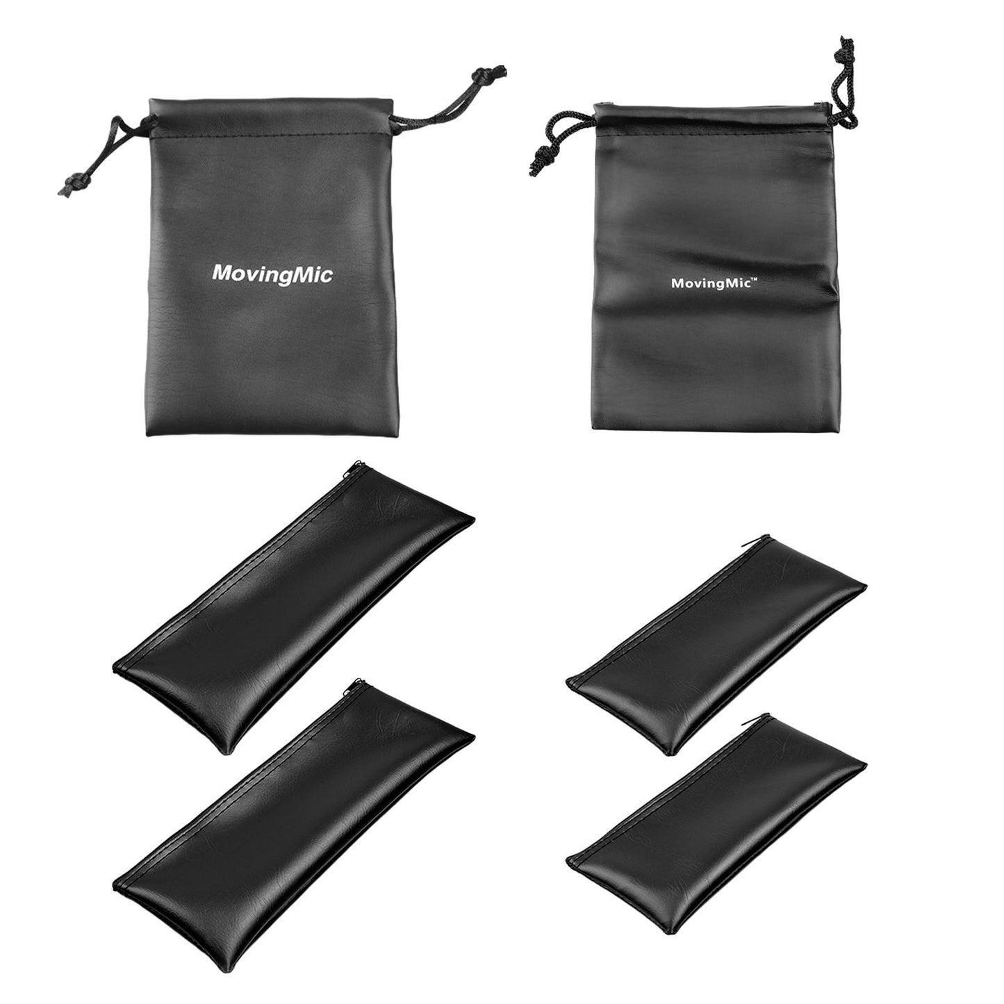 2x Storage Pouch Portable Mic Protective Bag for Travelling Camping Business A 29x10.5cm