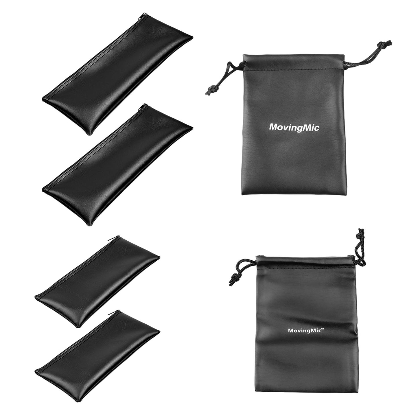 2x Storage Pouch Portable Mic Protective Bag for Travelling Camping Business A 29x10.5cm