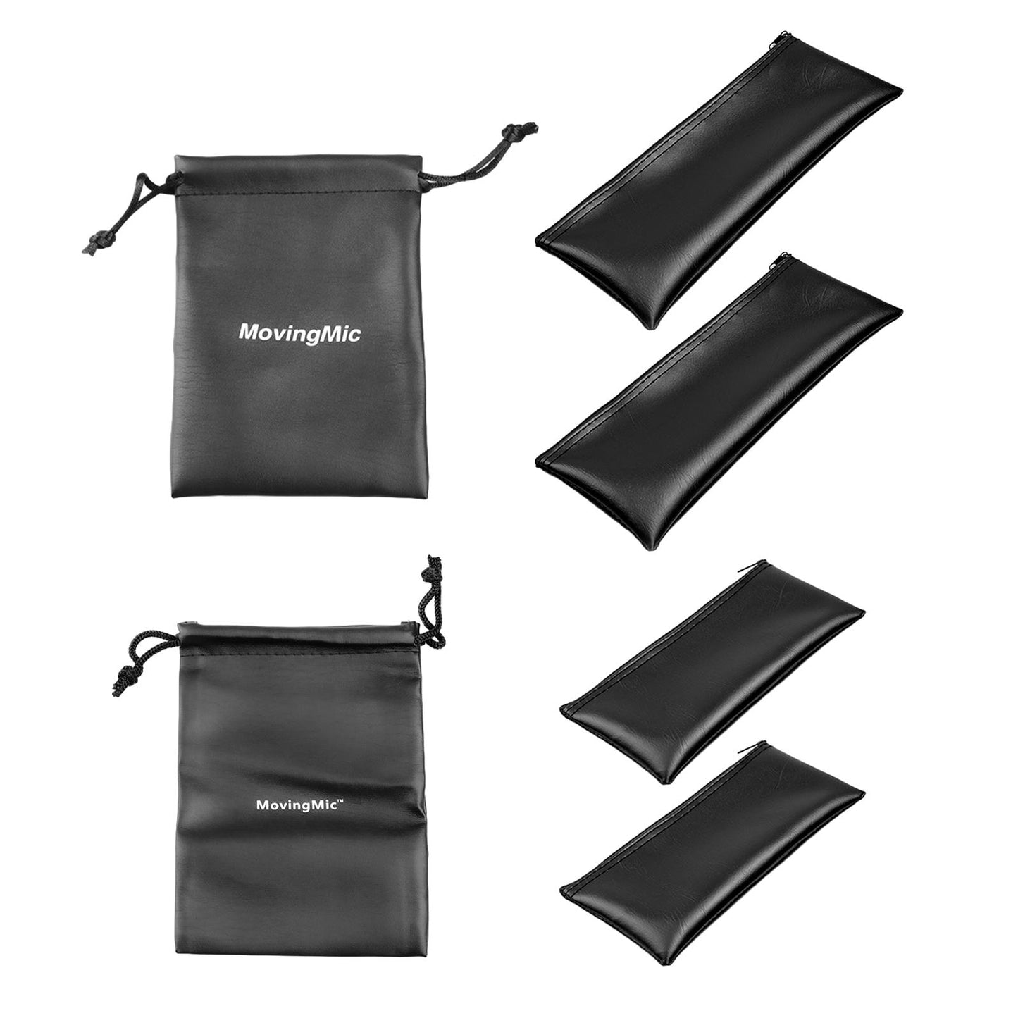 2x Storage Pouch Portable Mic Protective Bag for Travelling Camping Business A 29x10.5cm