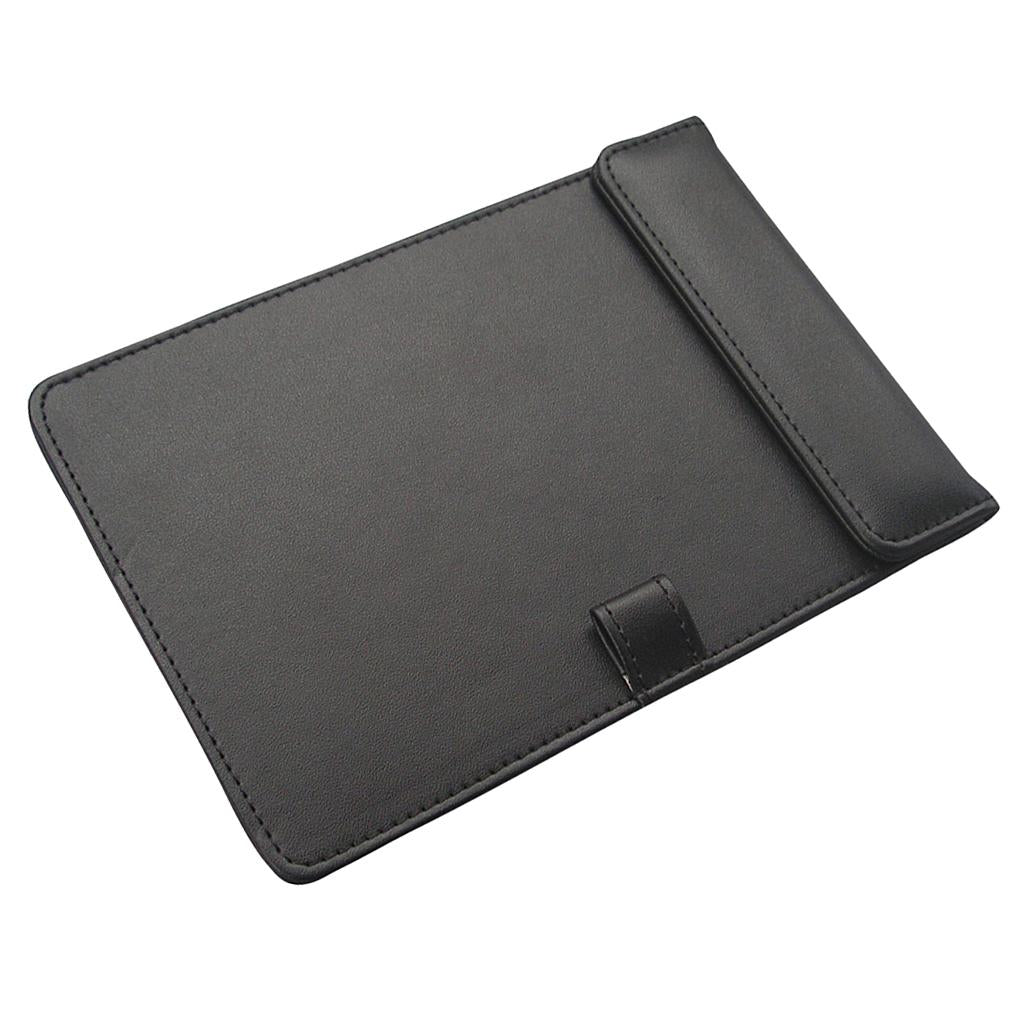 Ultra-Smooth Leather Office Meeting Conference Paper Profile Pad A6 Black
