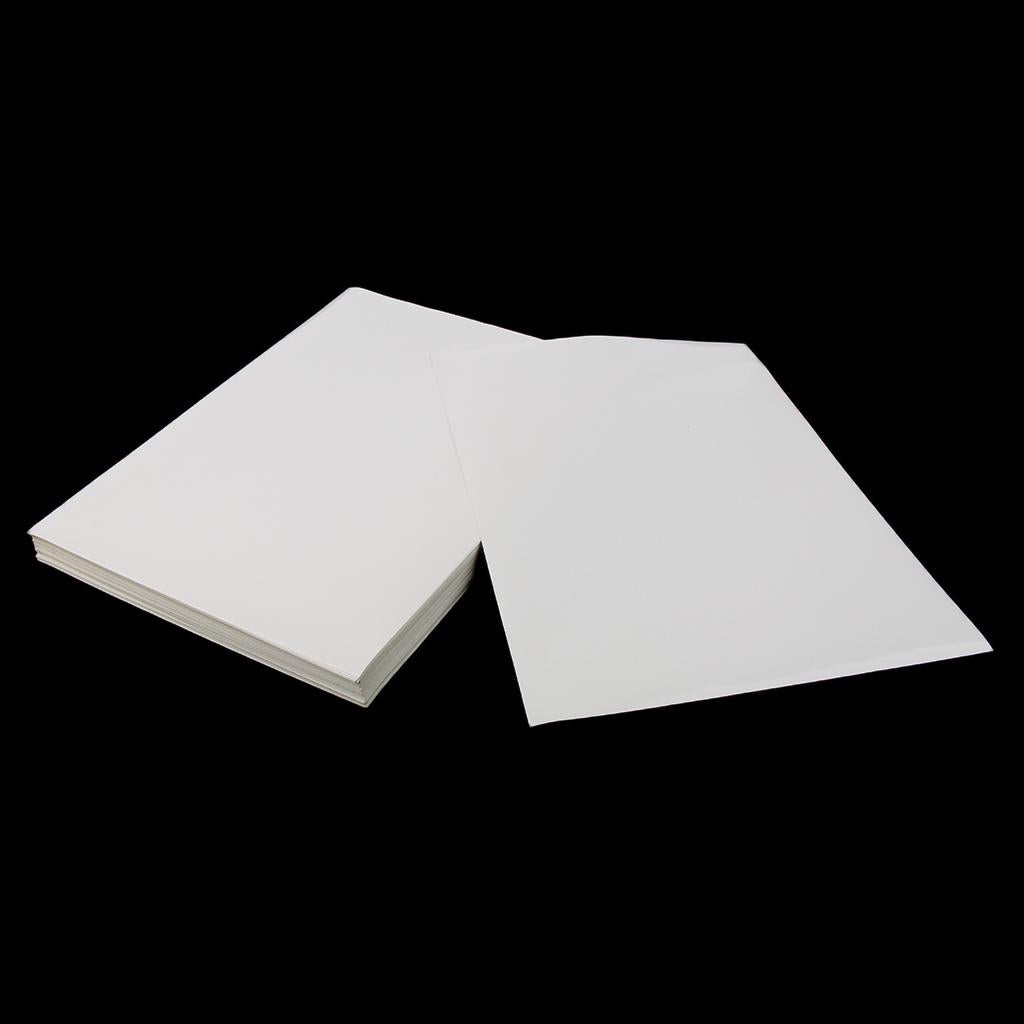 100 Sheets Self Adhesive Sticker Printer Paper Blank White Label Personalize