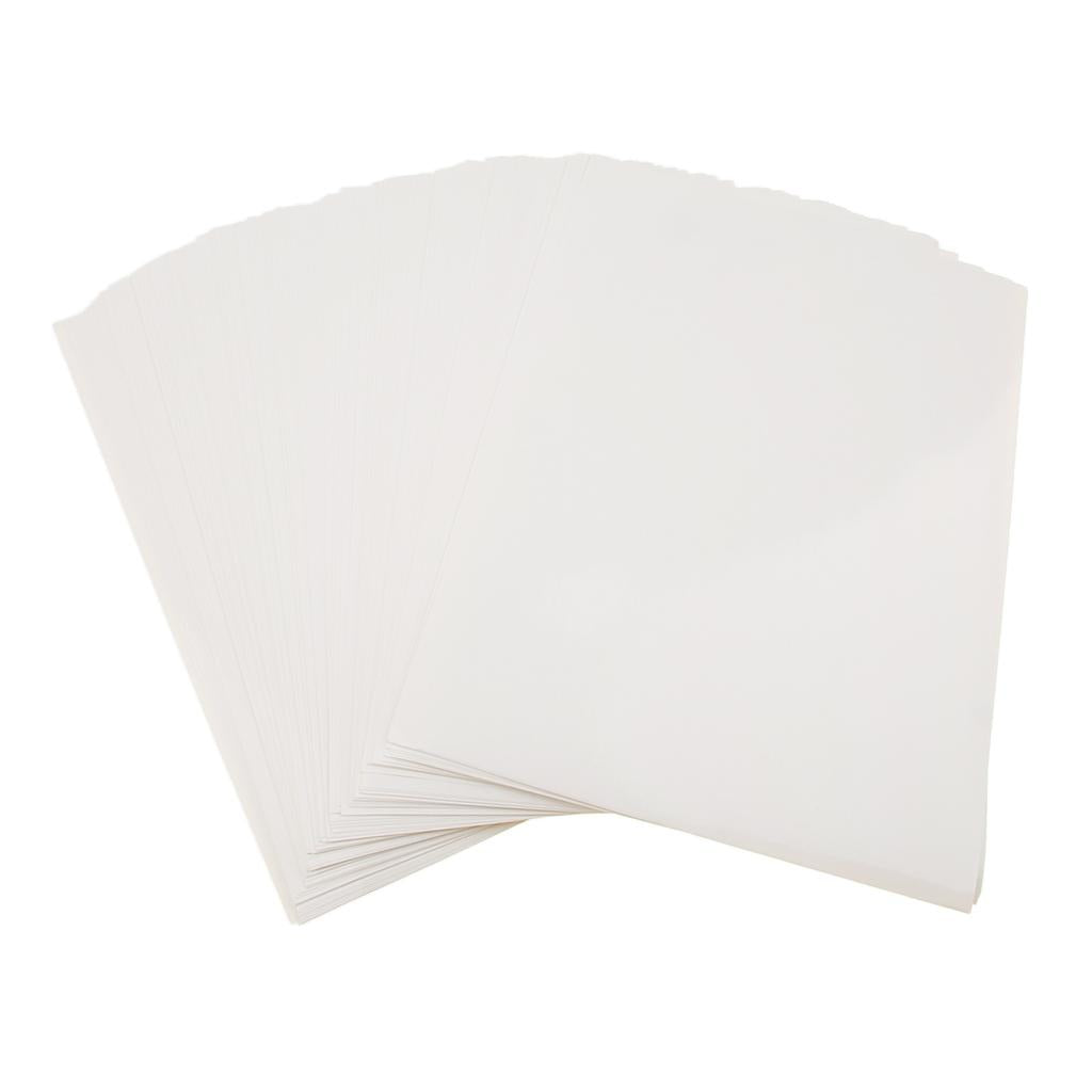 100 Sheets Self Adhesive Sticker Printer Paper Blank White Label Personalize