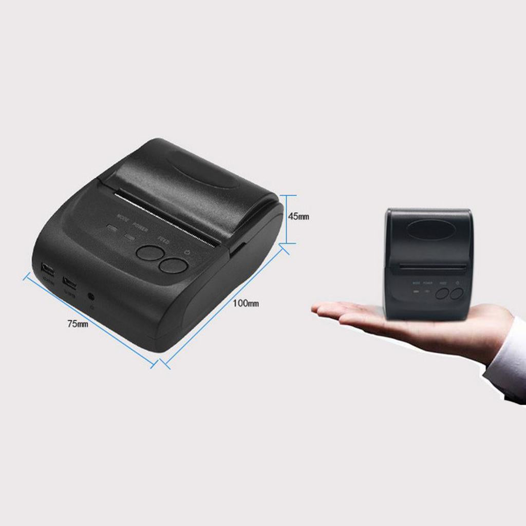 Portable Bluetooth Thermal POS Printer Receipt Machine for PC Android/IOS