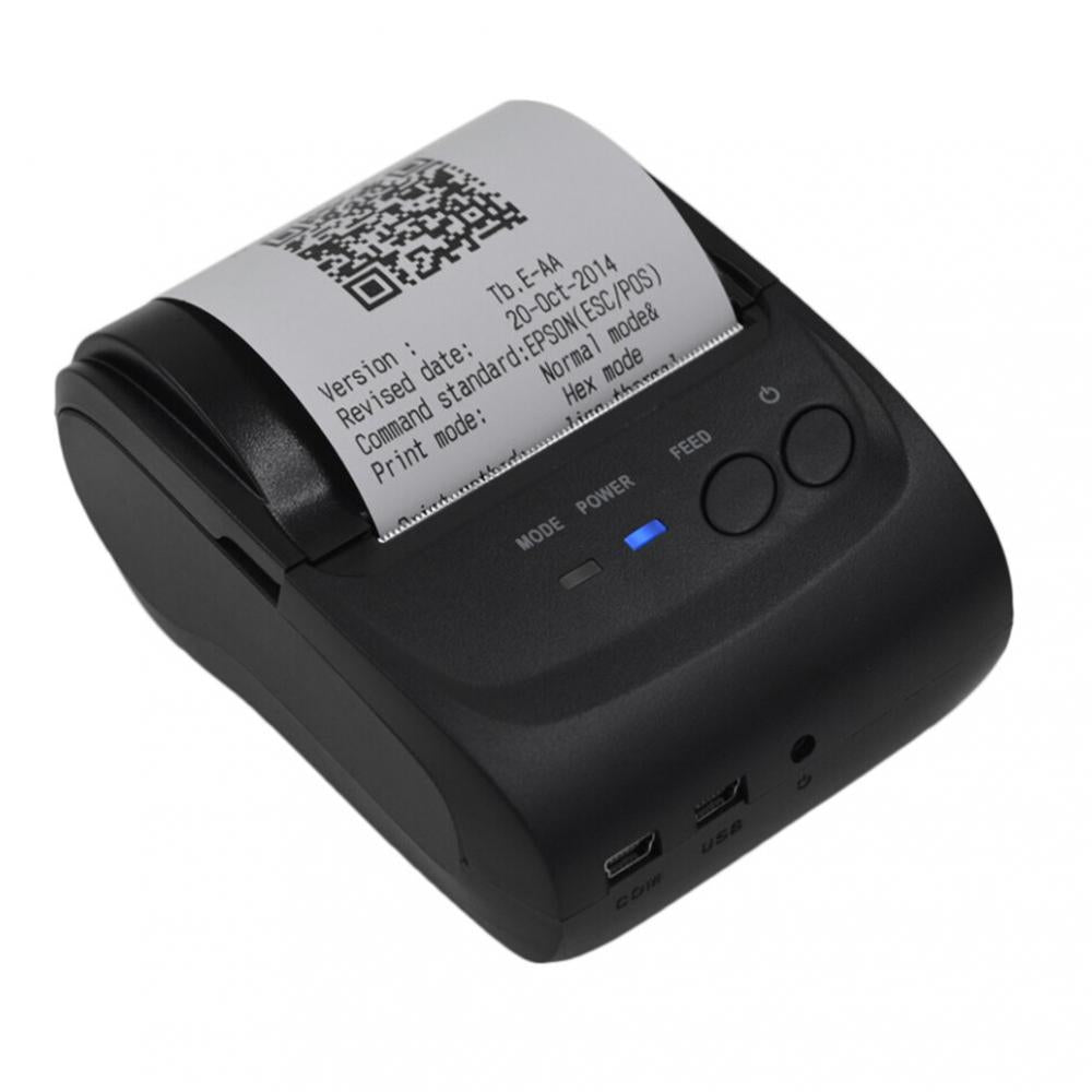 Portable Bluetooth Thermal POS Printer Receipt Machine for PC Android/IOS
