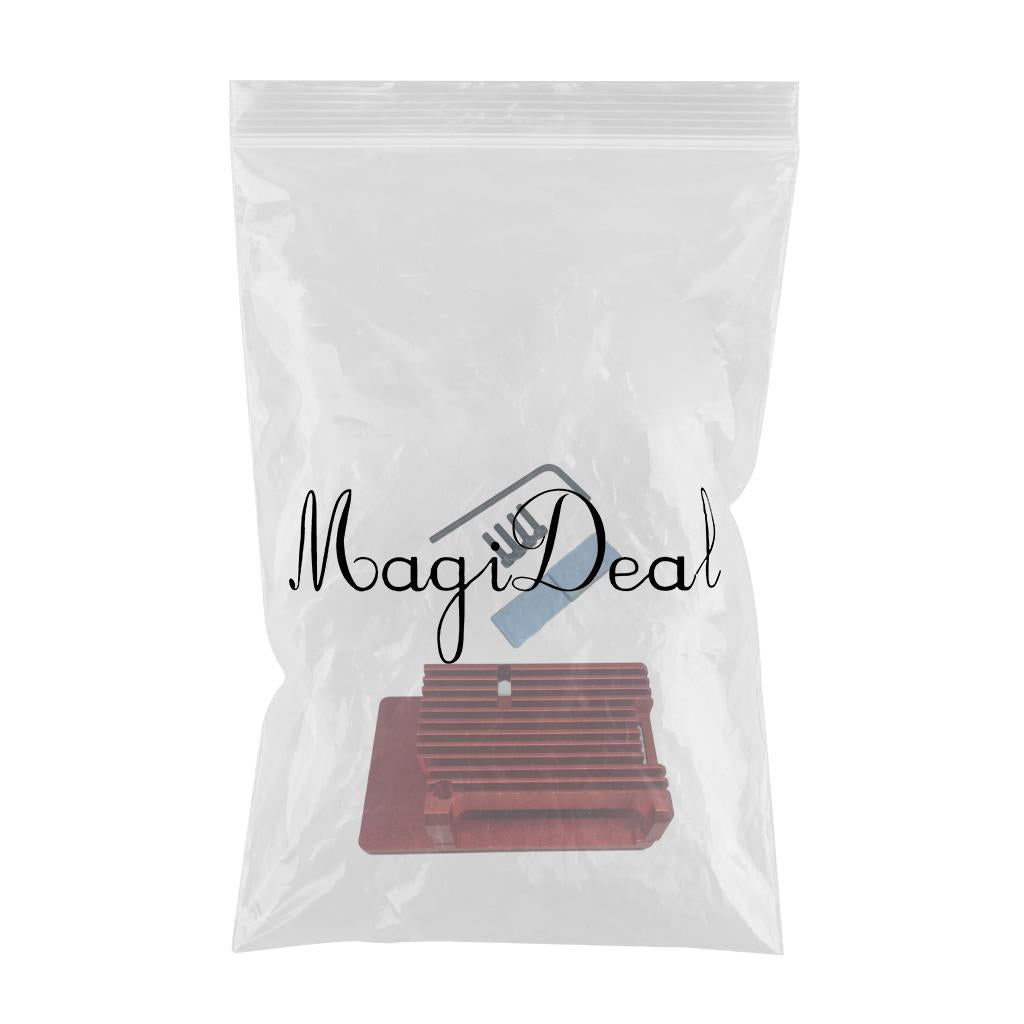 New Fit For Raspberry Pi 4B Protective Box CNC Aluminum Alloy Case Cover