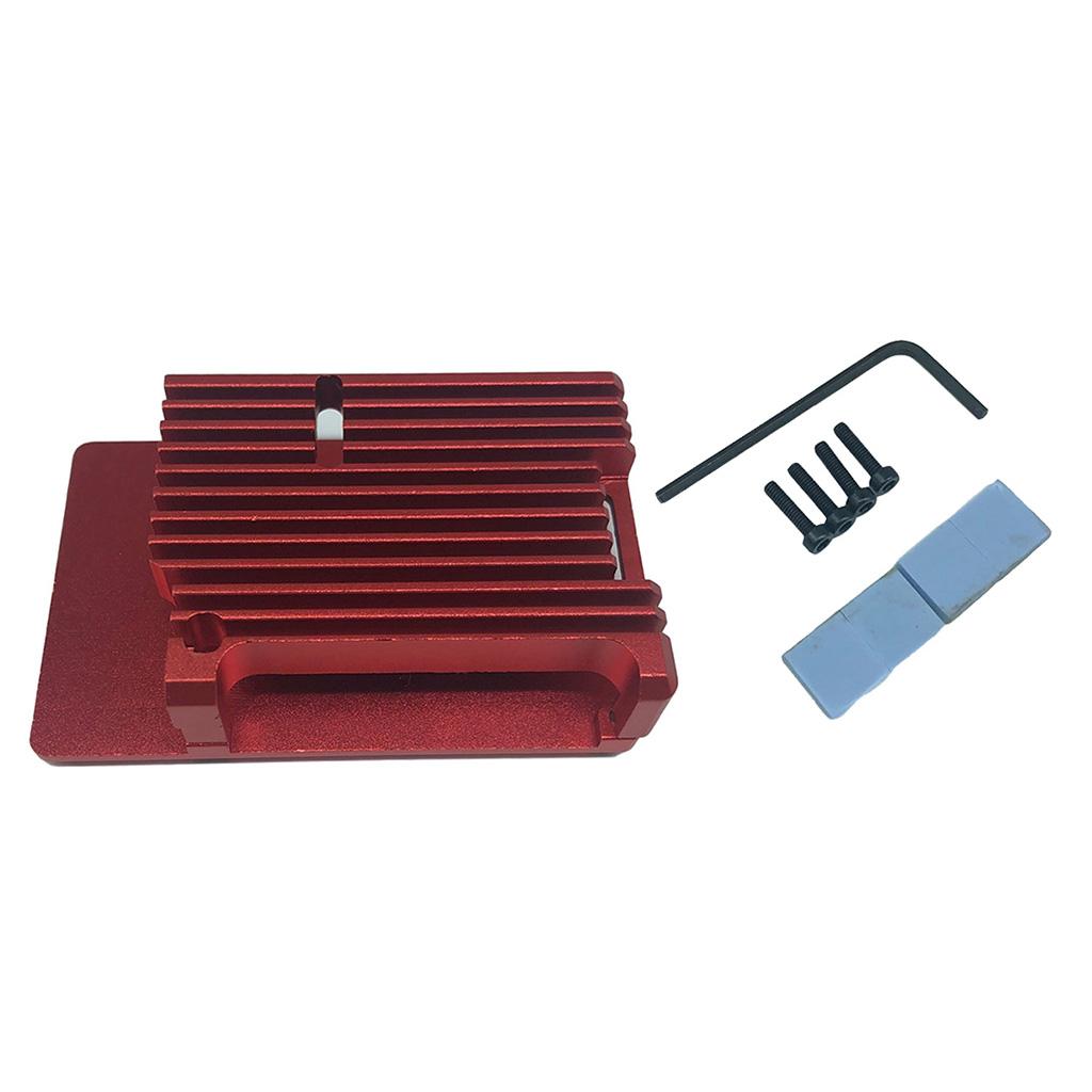 New Fit For Raspberry Pi 4B Protective Box CNC Aluminum Alloy Case Cover