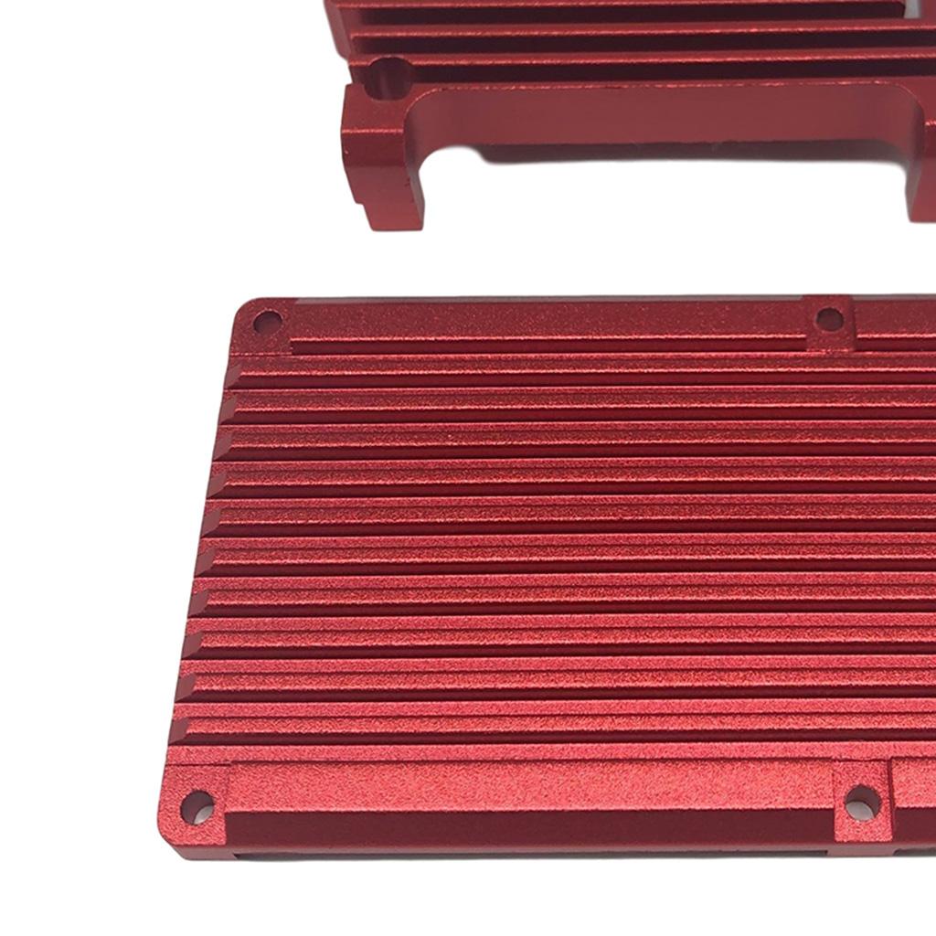 New Fit For Raspberry Pi 4B Protective Box CNC Aluminum Alloy Case Cover