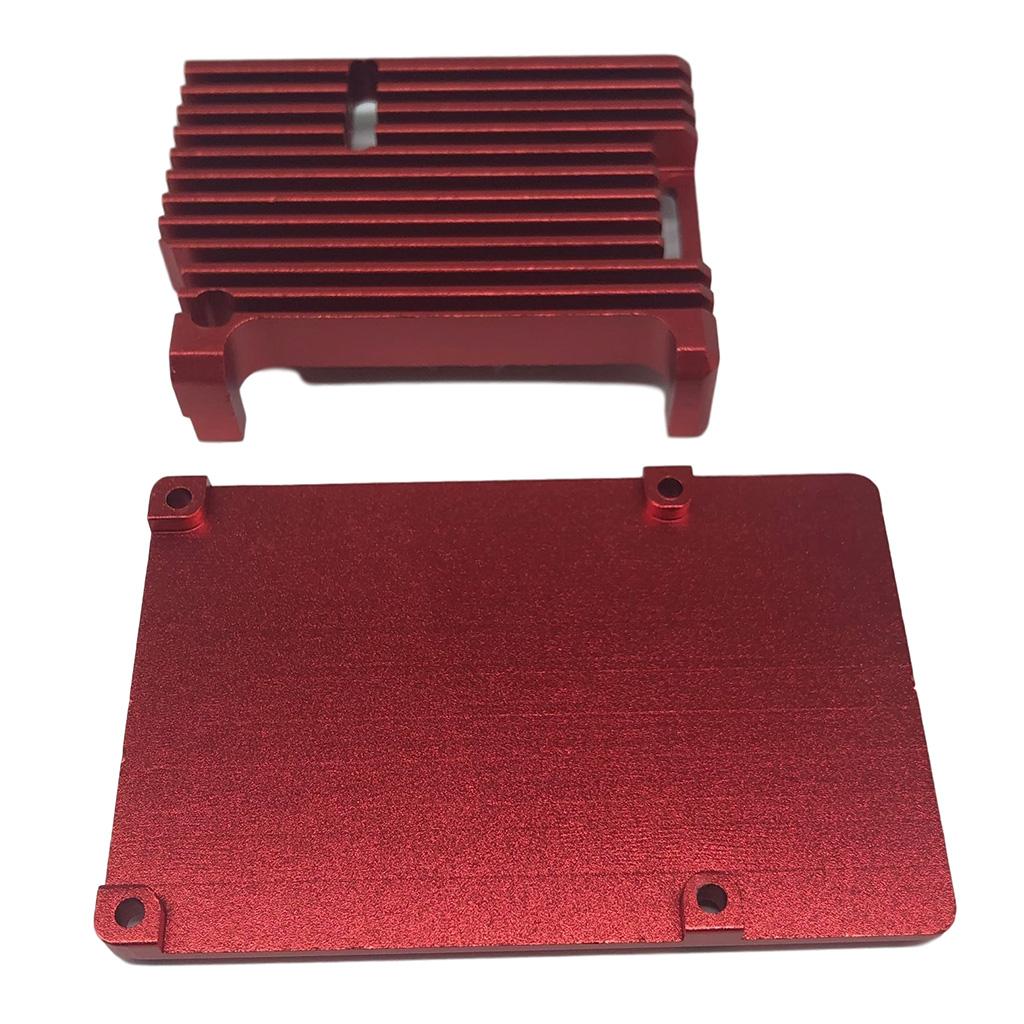 New Fit For Raspberry Pi 4B Protective Box CNC Aluminum Alloy Case Cover