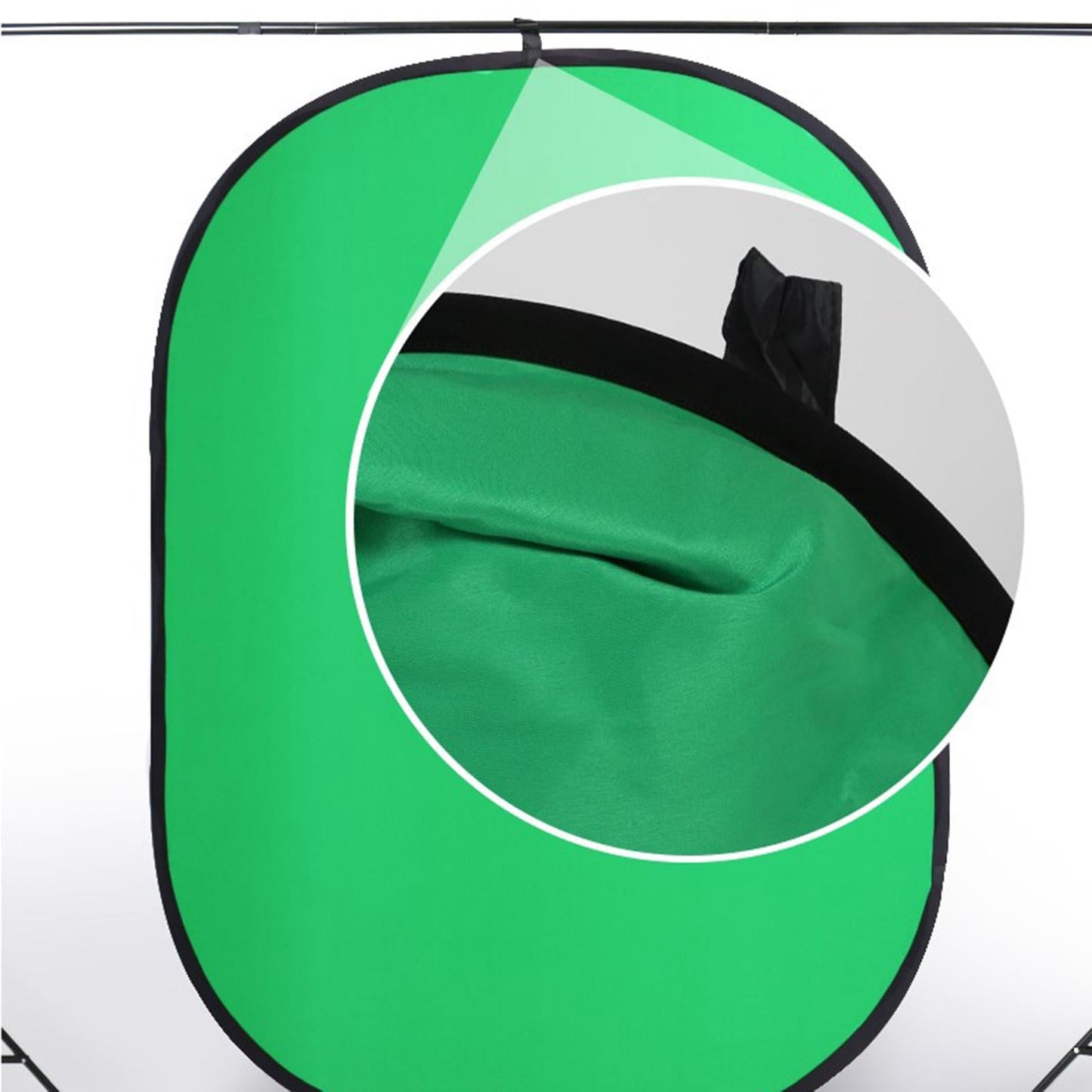 Folding Background Panel Studio Screen Backdrop Video Broadcast Interview 1x1.5m blue green