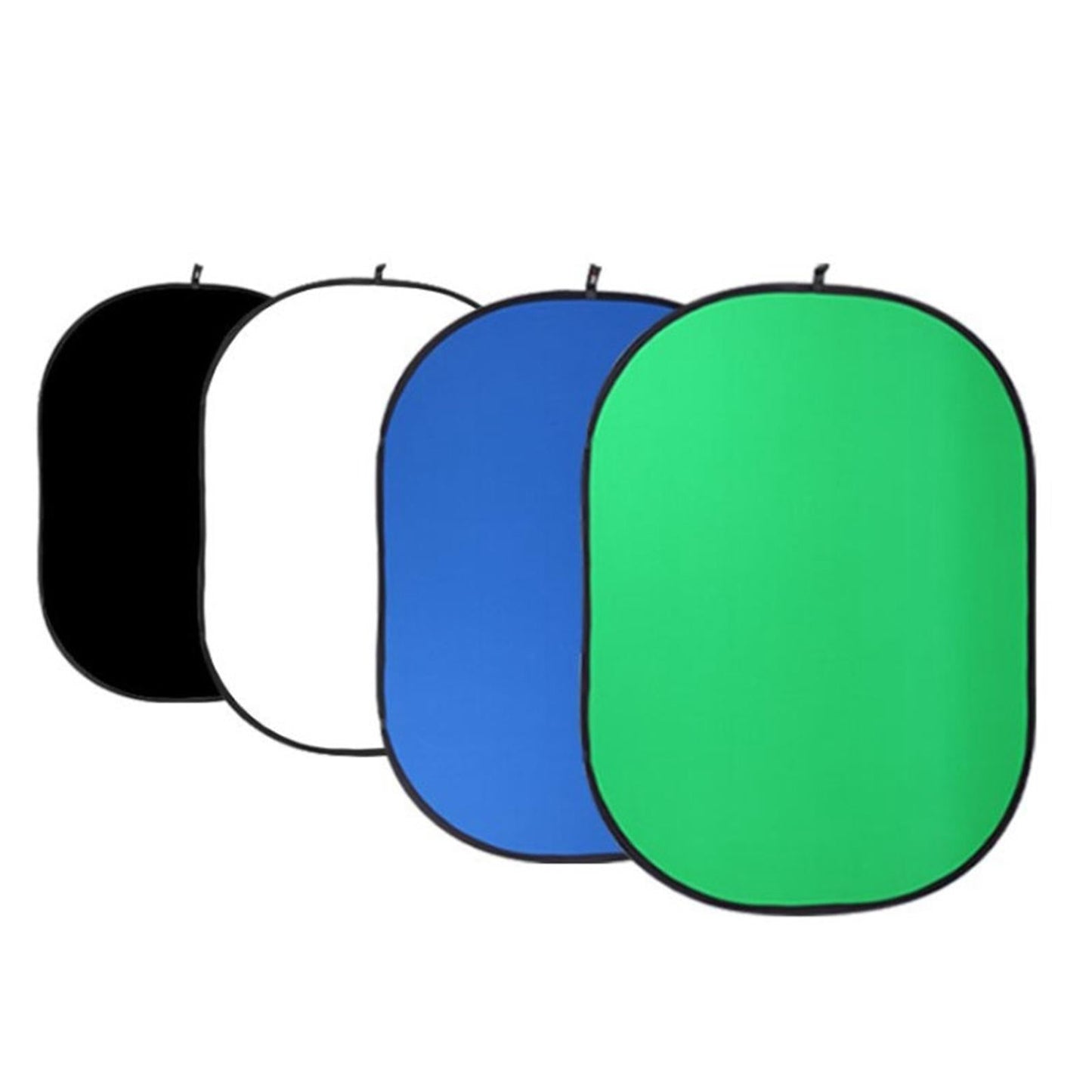 Folding Background Panel Studio Screen Backdrop Video Broadcast Interview 1x1.5m blue green