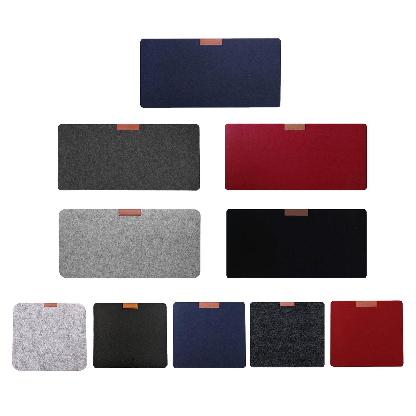 Soft Mouse Pad Table Computer Desk Mat Felt Laptop Cushion Office Home Black