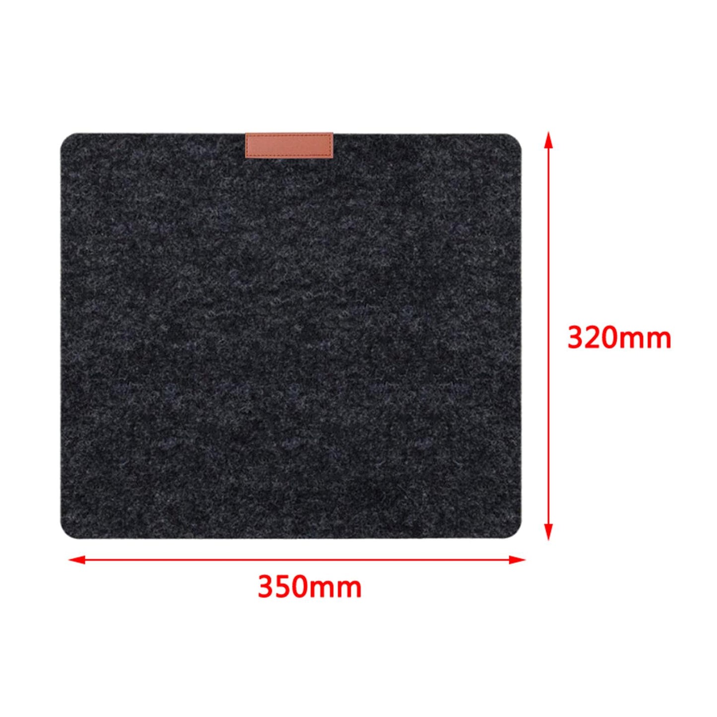 Soft Mouse Pad Table Computer Desk Mat Felt Laptop Cushion Office Home Dark Grey