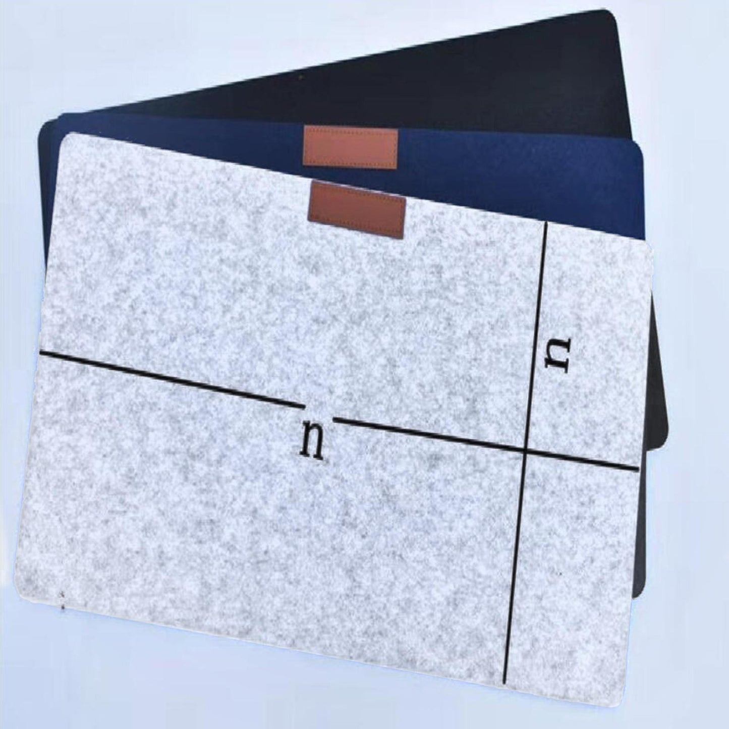 Soft Mouse Pad Table Computer Desk Mat Felt Laptop Cushion Office Home Dark Blue