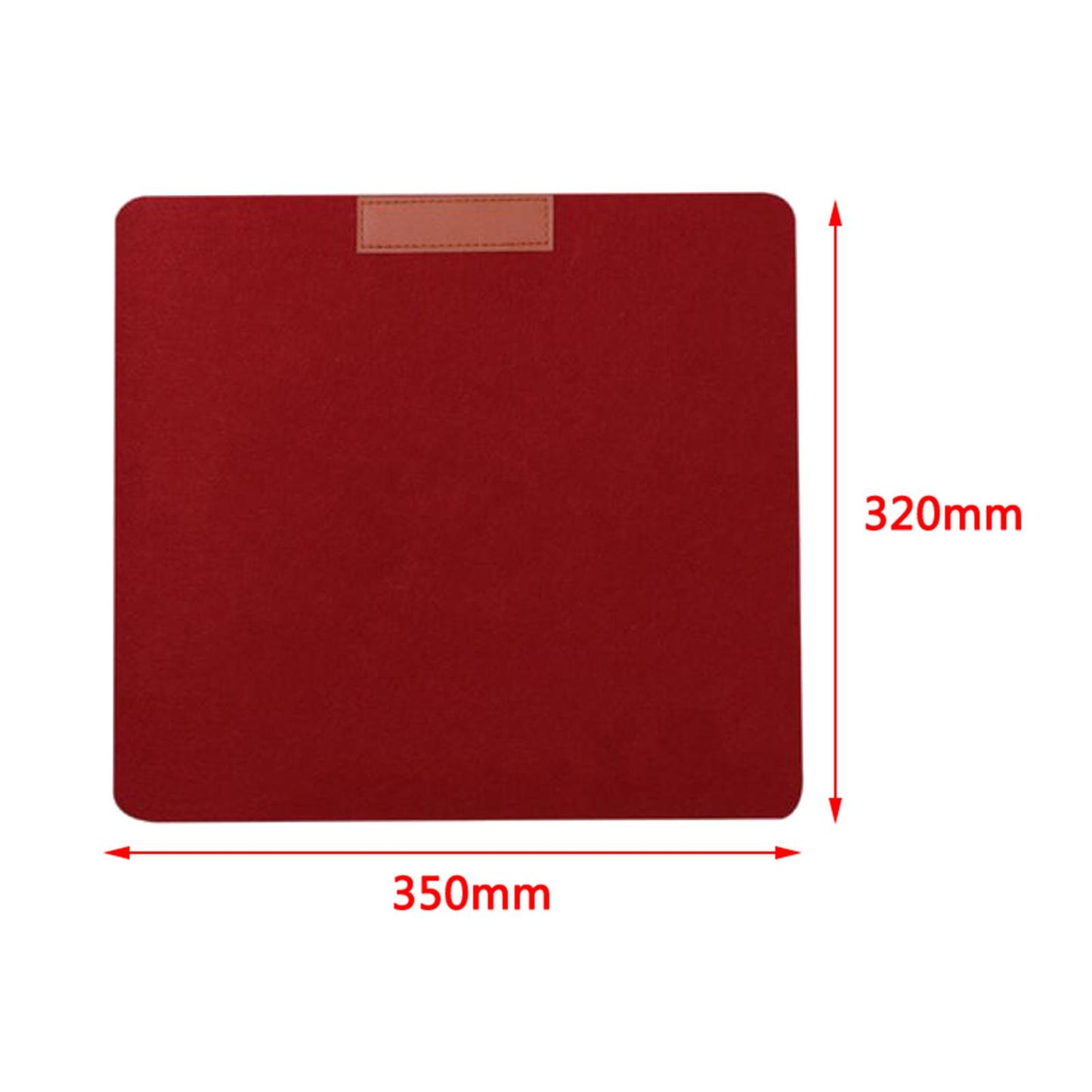 Soft Mouse Pad Table Computer Desk Mat Felt Laptop Cushion Office Home Red Wine