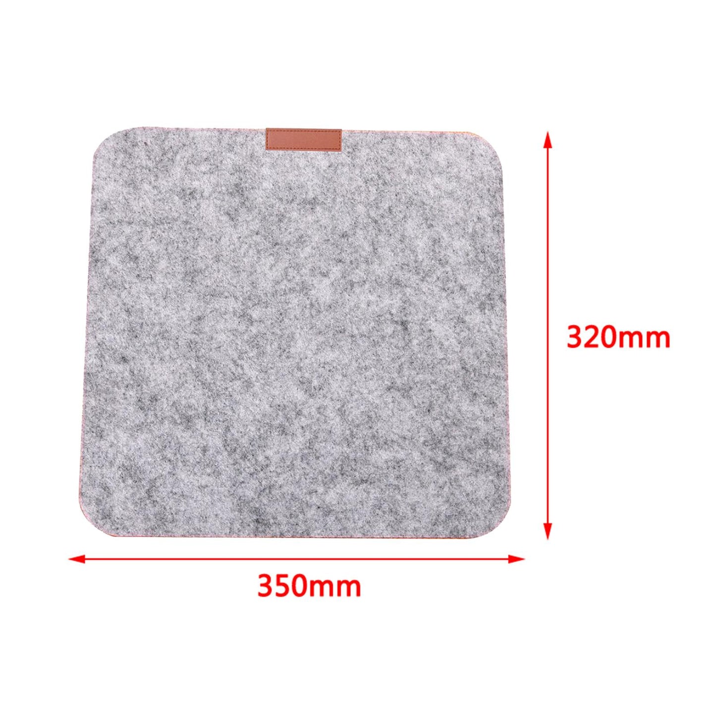 Soft Mouse Pad Table Computer Desk Mat Felt Laptop Cushion Office Home Light Grey