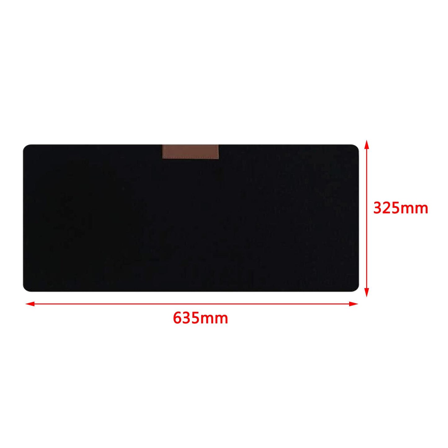 Soft Mouse Pad Table Computer Desk Mat Felt Laptop Cushion Office Home Large Black