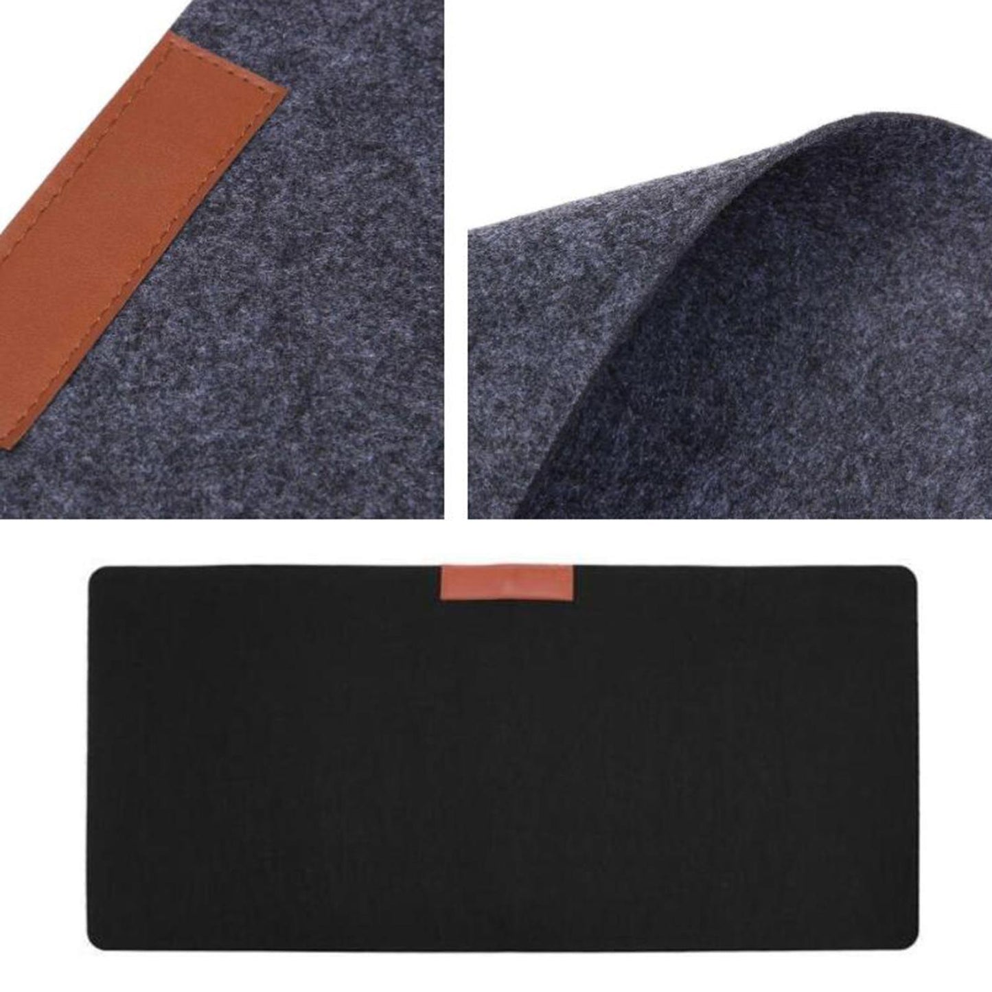 Soft Mouse Pad Table Computer Desk Mat Felt Laptop Cushion Office Home Large Black