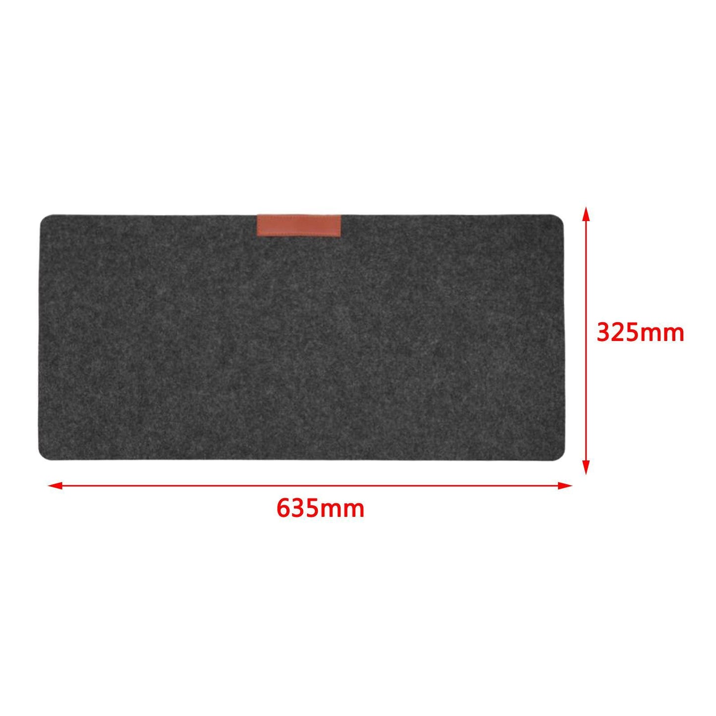 Soft Mouse Pad Table Computer Desk Mat Felt Laptop Cushion Office Home Large Dark Grey