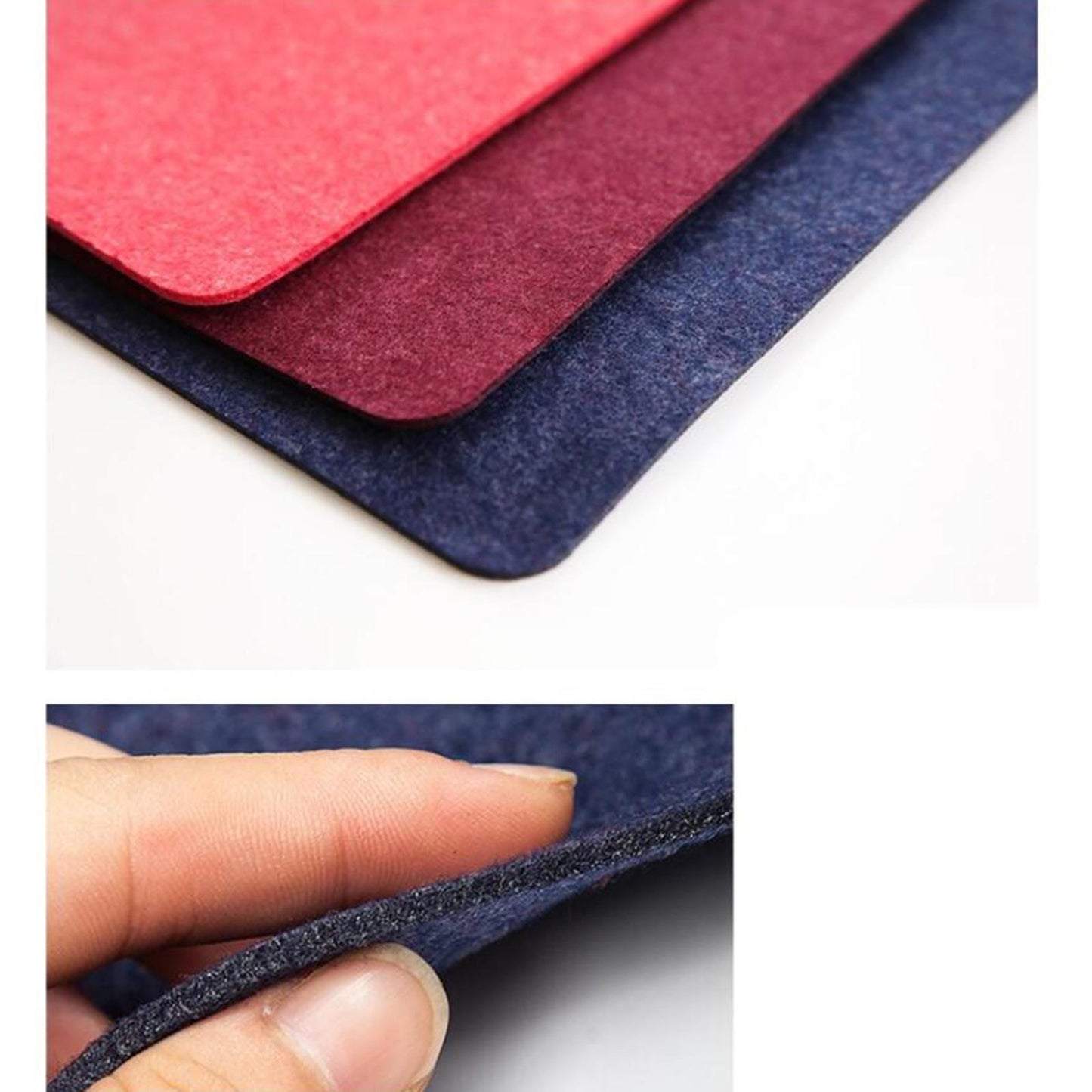 Soft Mouse Pad Table Computer Desk Mat Felt Laptop Cushion Office Home Large Red Wine