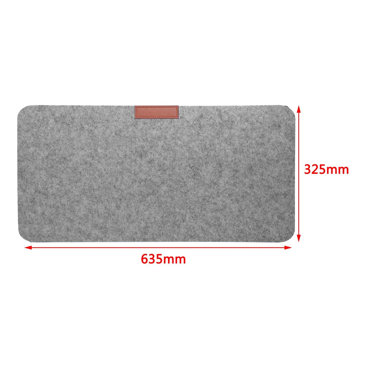 Soft Mouse Pad Table Computer Desk Mat Felt Laptop Cushion Office Home Large Light Grey