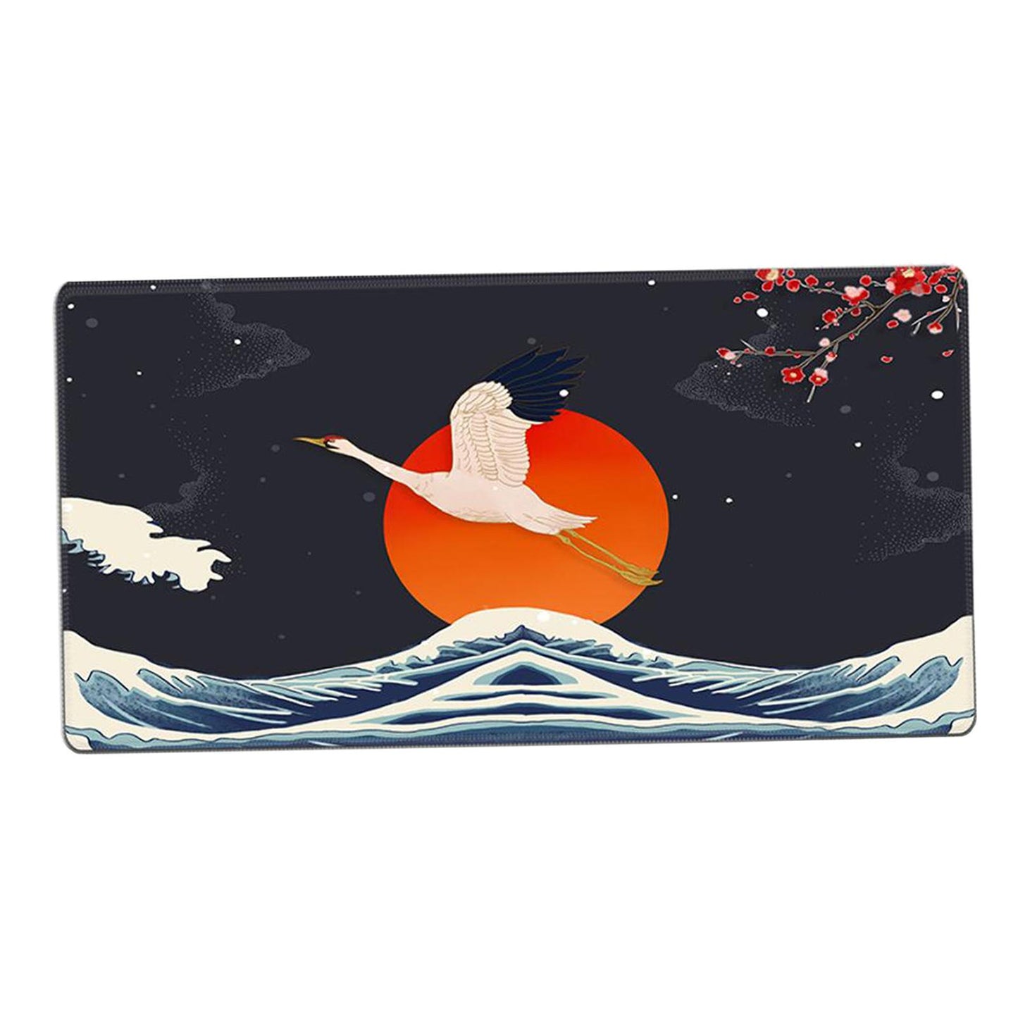 Classical Retro Chinese Style 90x40cm Large Mouse Pad Keyboard Mat B