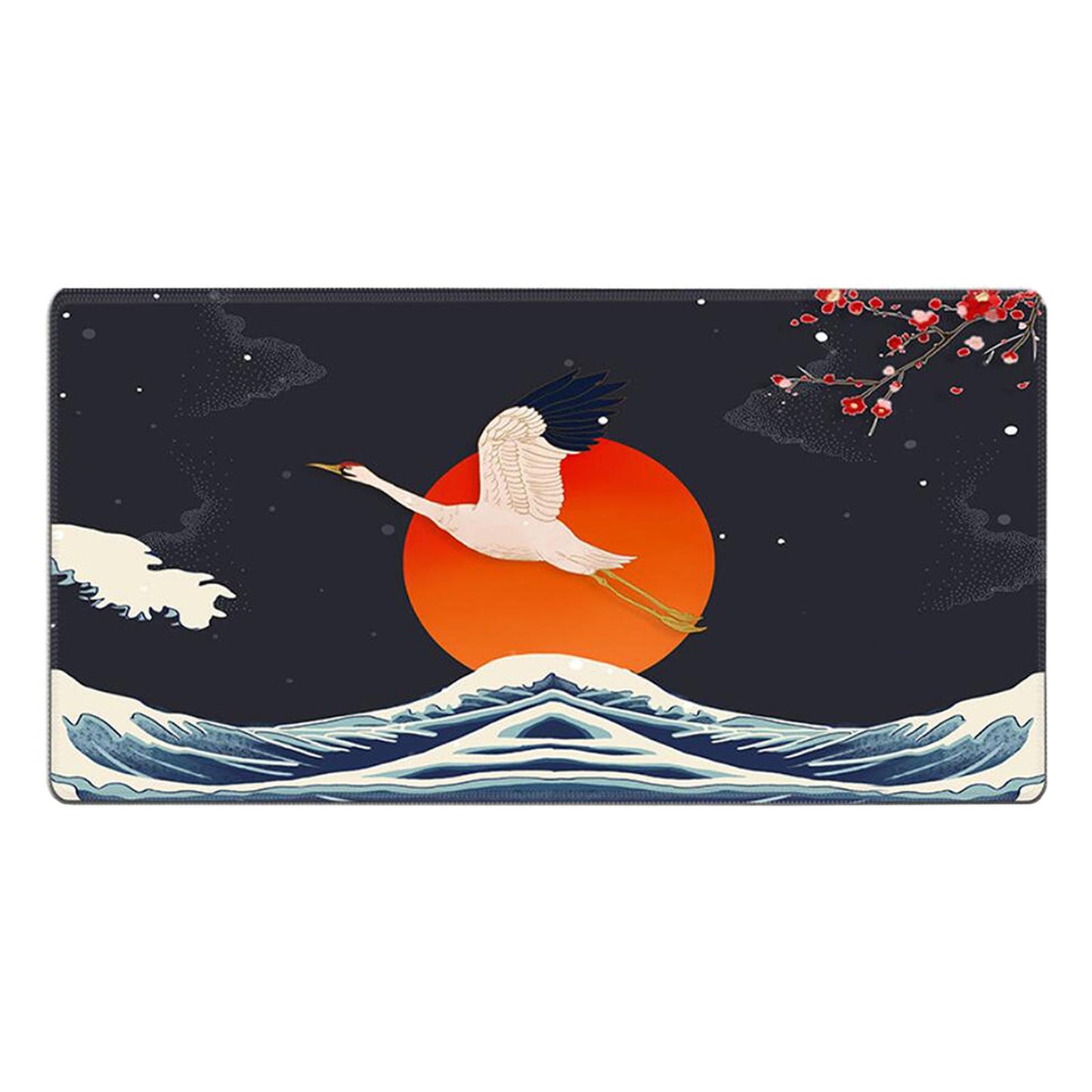 Classical Retro Chinese Style 90x40cm Large Mouse Pad Keyboard Mat B