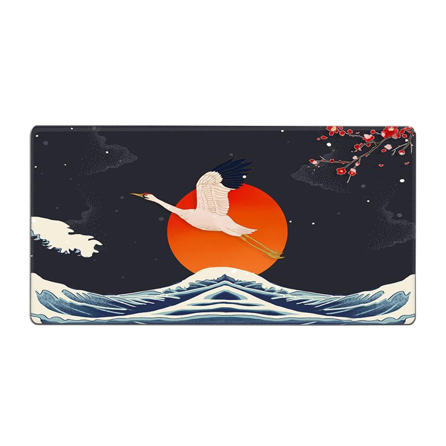 Classical Retro Chinese Style 90x40cm Large Mouse Pad Keyboard Mat B