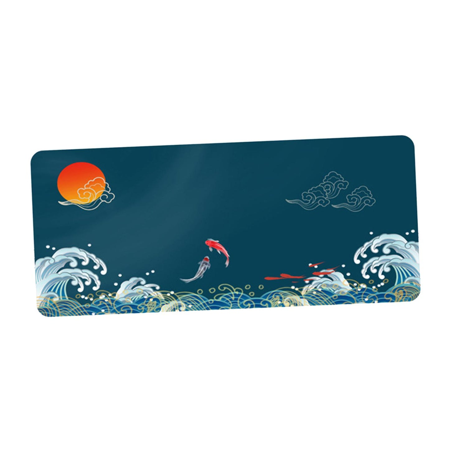 Classical Retro Chinese Style 90x40cm Large Mouse Pad Keyboard Mat D