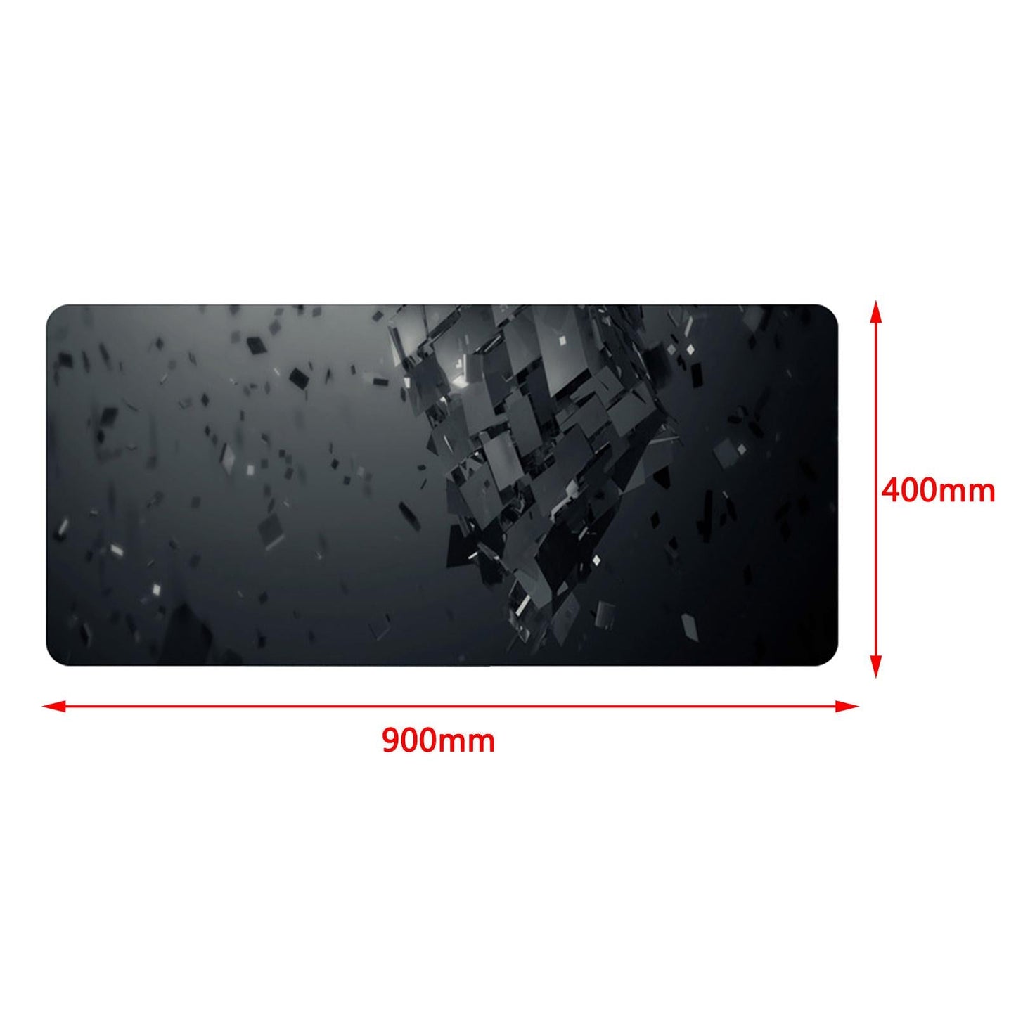 Rubber Base 90x40cm Big Mousepad Computer Keyboard Mat Desk Pad for Gamer A