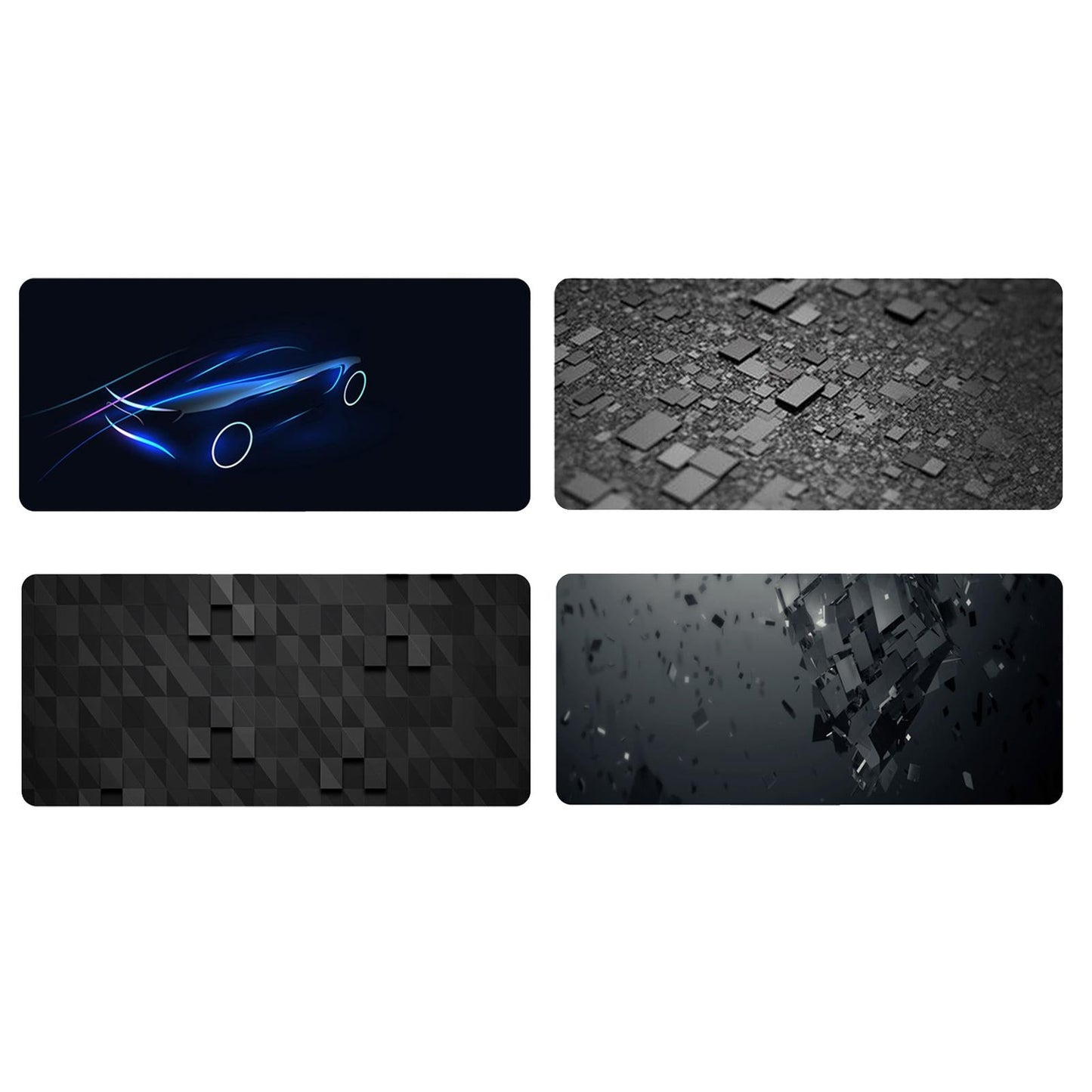 Rubber Base 90x40cm Big Mousepad Computer Keyboard Mat Desk Pad for Gamer A