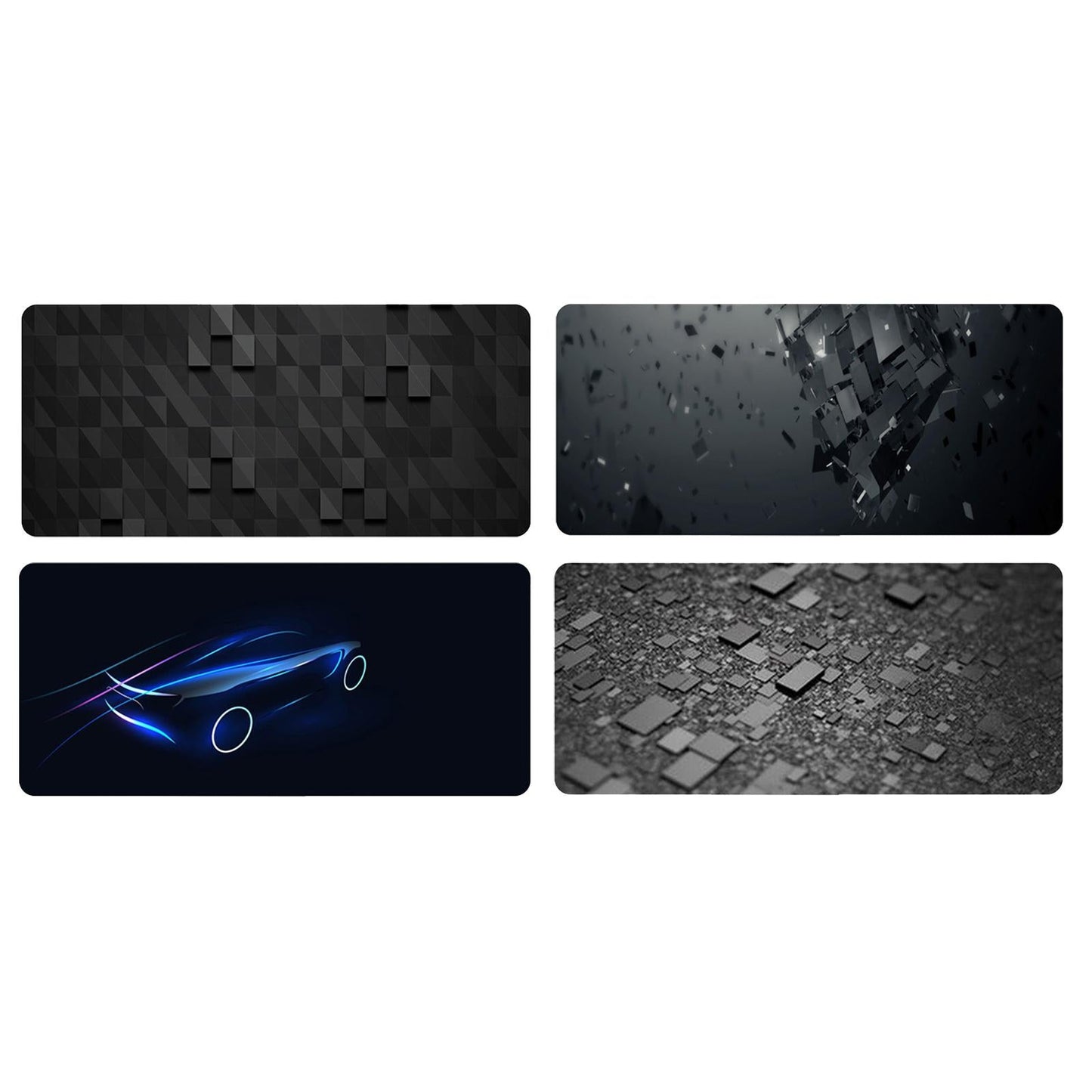 Rubber Base 90x40cm Big Mousepad Computer Keyboard Mat Desk Pad for Gamer A