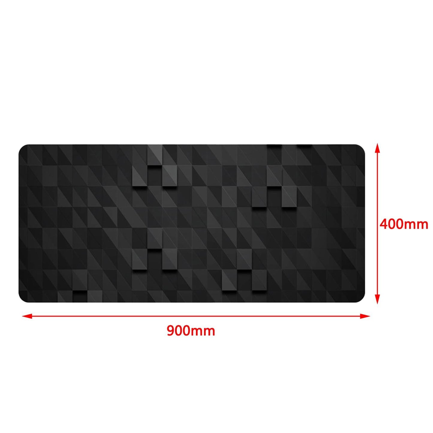 Rubber Base 90x40cm Big Mousepad Computer Keyboard Mat Desk Pad for Gamer B