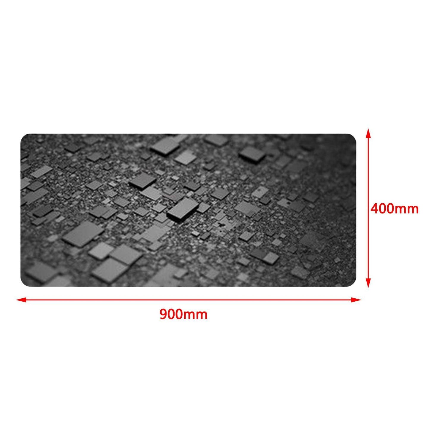 Rubber Base 90x40cm Big Mousepad Computer Keyboard Mat Desk Pad for Gamer D