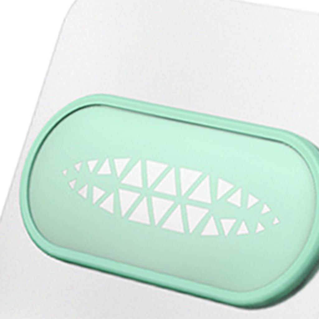 Shower Wall Phone Holder Hands Free Bathroom Kitchen Office Glass Mirrors green silver back