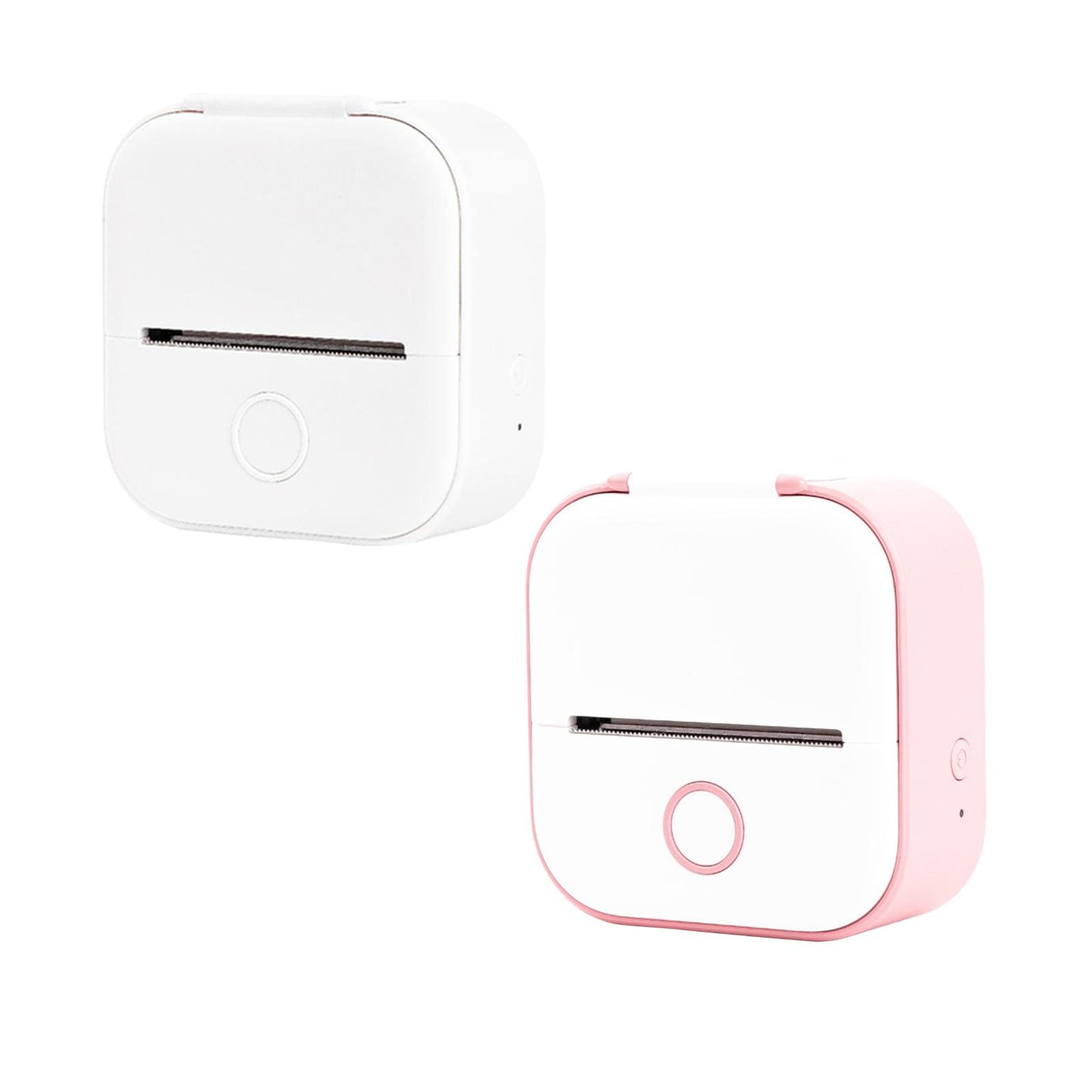 Mini Printer Bluetooth Picture Memo Printing Machine for Office Gadget White