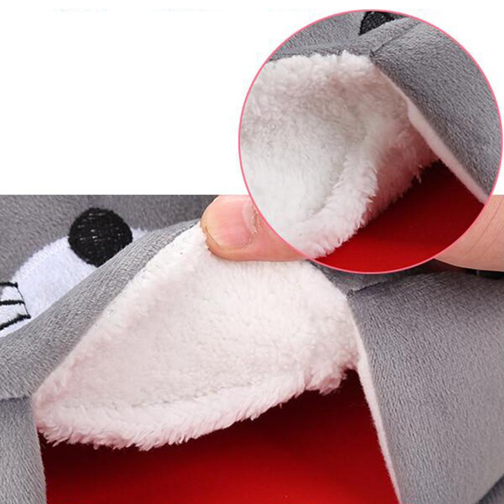 Heated Mouse Mat Hand Warmers with Wrist Guard for Work Men Women Brown