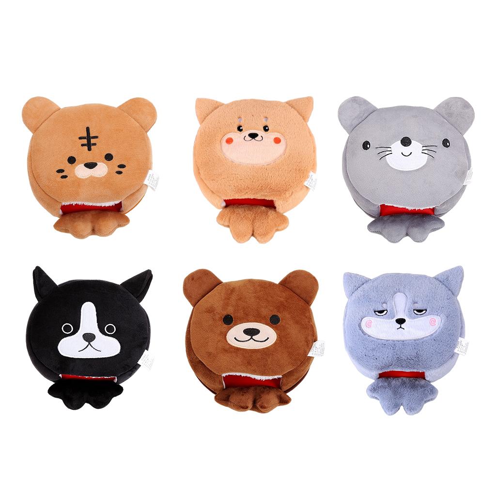 Heated Mouse Mat Hand Warmers with Wrist Guard for Work Men Women Brown