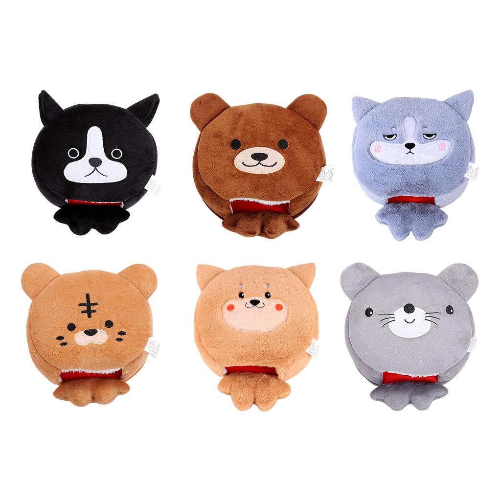 Heated Mouse Mat Hand Warmers with Wrist Guard for Work Men Women Brown