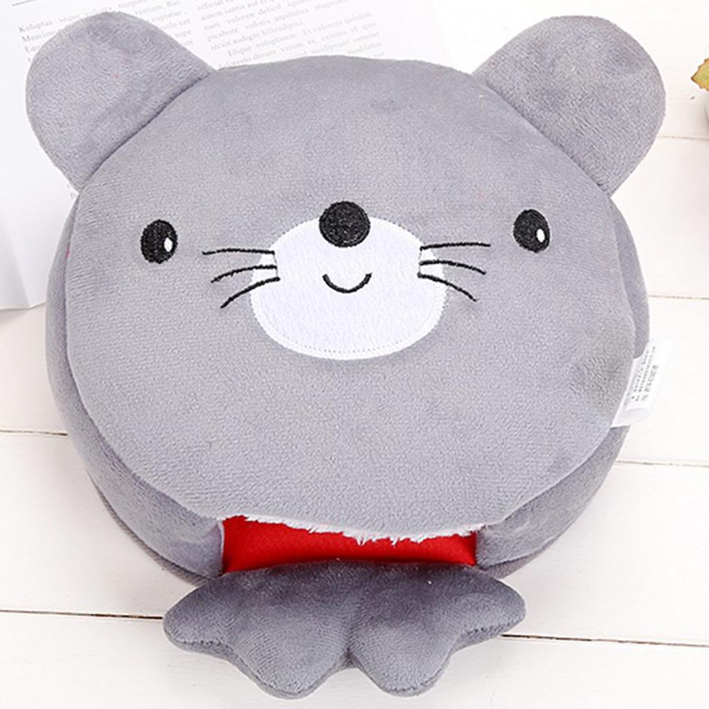 Heated Mouse Mat Hand Warmers with Wrist Guard for Work Men Women Gray