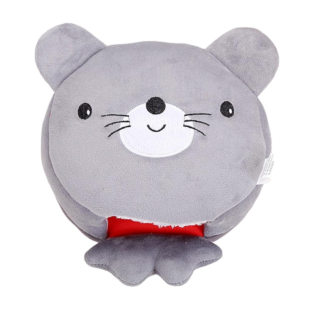 Heated Mouse Mat Hand Warmers with Wrist Guard for Work Men Women Gray