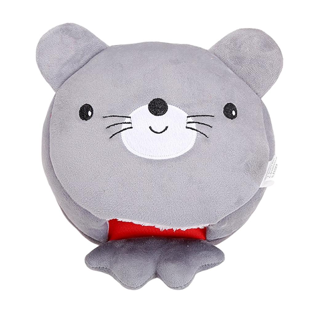 Heated Mouse Mat Hand Warmers with Wrist Guard for Work Men Women Gray