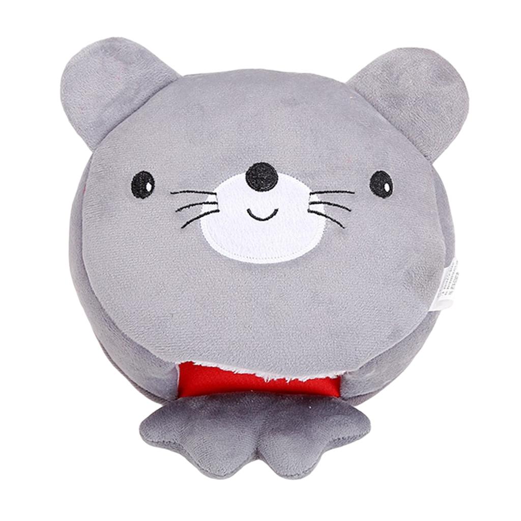 Heated Mouse Mat Hand Warmers with Wrist Guard for Work Men Women Gray