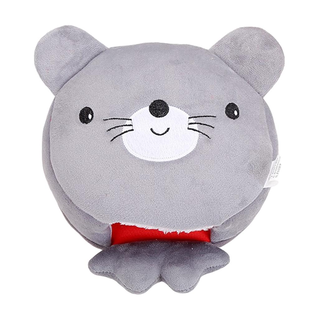 Heated Mouse Mat Hand Warmers with Wrist Guard for Work Men Women Gray